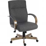 Grayson Fabric Executive Office Chair Grey - 6969GREY 12256TK