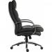 Samson Heavy Duty Leather Look Executive Office Chair Black - 6968 12375TK