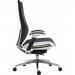 Quantum Mesh Back Executive Chair Chair Black with White Frame - 6966WHI 12382TK