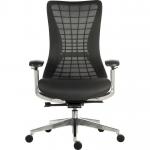 Quantum Mesh Back Executive Chair Chair Black with Black Frame - 6966BLK 12389TK