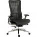 Teknik Office Quantum Mesh Back Executive Chair Chair Black with Black Frame - 6966BLK 12389TK