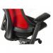 Rapport Mesh Back Executive Office Chair with Fabric Seat RedBlack - 6964RED 12396TK