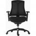 Rapport Mesh Back Executive Office Chair with Fabric Seat Black - 6964BLK 12403TK