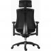 Rapport Mesh Back Executive Office Chair with Fabric Seat Black - 6964BLK 12403TK