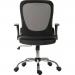 Flip Mesh Back Executive Office Chair with Flip Up Armrests Black - 6962BLK 12417TK