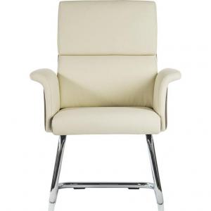 Image of Elegance Gull Wing Medium Back Cantilever Leather Look Visitor Chair