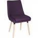 Contemporary Welcome Upholstered Reception Chair Plum (Pack 2) - 6946PLU 12487TK