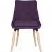 Contemporary Welcome Upholstered Reception Chair Plum (Pack 2) - 6946PLU 12487TK