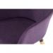 Contemporary 4 Legged Upholstered Reception Chair Plum (Pack 2) - 6929PLUM 12543TK