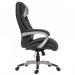 Siesta Luxury Leather Faced Executive Office Chair Black - 6916 12606TK