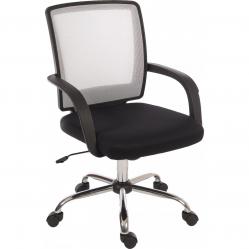 Star Mesh Back Task Office Chair WhiteBlack - 6910WHI 12627TK