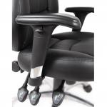 Portland Luxury Faux Leather Operator Office Chair Black - 6902PB 12669TK