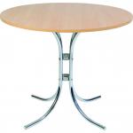 Bistro Round Table Light Wood - 6455 12697TK