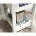 Mediterranean Shaker Style Home Office Desk White with Lintel Oak Finish - 5424152 12851TK
