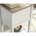 Mediterranean Shaker Style Home Office Desk White with Lintel Oak Finish - 5424152 12851TK