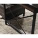 Steel Gorge Wrought Iron Style Home Office Desk Carbon Oak - 5423912 12858TK