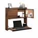 Hampstead Park Space Saving Wall Desk Walnut - 5423704 12865TK