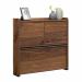 Hampstead Park Space Saving Wall Desk Walnut - 5423704 12865TK