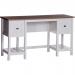 Shaker Style Home Office Desk White with Lintel Oak Finish - 5418072 12963TK