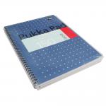 Pukka Pad Easy-Riter A4 Wirebound Card Cover Notebook Ruled 150 Pages Metallic Blue (Pack 3) - ERM009 13010PK