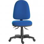 Ergo Trio Ergonomic High Back Fabric Operator Office Chair without Arms Blue - 2901BLU 13019TK