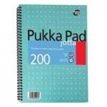Pukka Pad Jotta A5 Wirebound Card Cover Notebook Ruled 200 Pages Metallic Green (Pack 3) - JM021 13024PK