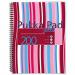 Pukka Pad Jotta A4 Wirebound Polypropylene Cover Notebook Ruled 200 Pages Pink Stripe (Pack 3) - JP018 13045PK