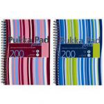 Pukka Pad Jotta A5 Wirebound Polypropylene Cover Notebook Ruled 200 Pages Assorted Stripe Colours (Pack 3) - JP021 13059PK