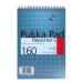 Pukka Pad 205x140mm Wirebound Card Cover Reporters Shorthand Notebook Ruled 160 Pages (Pack 3) NM001 13080PK