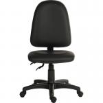 Ergo Twin High Back PU Operator Office Chair without Arms Black - 2900PU-BLK 13082TK