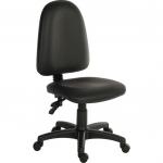 Ergo Twin High Back PU Operator Office Chair without Arms Black - 2900PU-BLK 13082TK