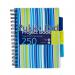 Pukka Pad A5 Wirebound Polypropylene Cover Project Book Ruled 250 Pages Assorted Stripe Colours (Pack 3) - PROBA5 13101PK