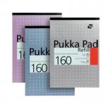 Pukka Pad A4 Refill Pad Ruled 160 Pages Metallic Assorted Colours (Pack 6) - REF801 13115PK