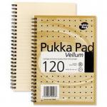 Pukka Pad Vellum A4 Wirebound Card Cover Ruled 120 Pages Yellow (Pack 3) - VJM1 13129PK