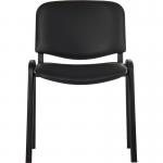 Conference PU Stackable Chair Black - 1500PU-BLK 13208TK
