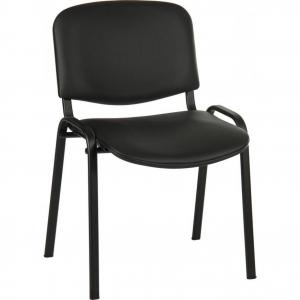 Photos - Chair Teknik Conference PU Stackable  Black - 1500PU-BLK 13208TK 