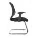 Nova Cantilever Mesh Back ReceptionBoardroomVisitors Chair Black - 1102 13250TK