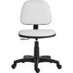 Ergo Blaster Medium Back PU Operator Office Chair without Arms White - 1100PUWHI 13278TK