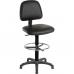 Ergo Blaster Draughter Medium Back PU Operator Office Chair without Arms Black - 1100PUBLK/1163 13320TK