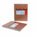 Pukka Pad Jotta Exec A4 Wirebound Card Cover Notebook Ruled 300 Pages Metallic Copper (Pack 3) - 7019-MET 13374PK