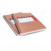 Pukka Pad Jotta Exec A4 Wirebound Card Cover Notebook Ruled 300 Pages Metallic Copper (Pack 3) - 7019-MET 13374PK