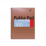 Pukka Pad Jotta Exec A4 Wirebound Card Cover Notebook Ruled 300 Pages Metallic Copper (Pack 3) - 7019-MET 13374PK