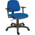 Ergo Blaster Medium Back Fabric Operator Office Chair with Height Adjustable Arms Blue - 1100BLU/0280 13376TK
