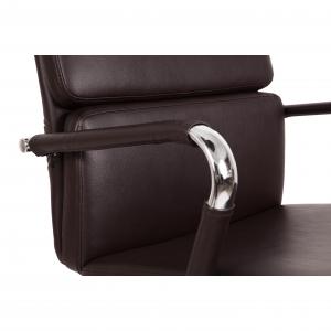 Image of Deco Faux Leather Exec Chair Brown