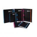 Pukka Pad Neon A4 Wirebound Polypropylene Cover Notebook Ruled 200 Pages Assorted Colours (Pack 3) - 7662-PPN 13458PK