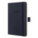 Sigel Conceptum Diary A6 Week To View 2024 Soft Cover Softwave Surface With Elastic Fastener And Pen Loop Black - C2423 13516SG