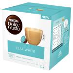 Nescafe Dolce Gusto Flat White Coffee 16 Capsules (Pack 3) - 12367386 13537NE
