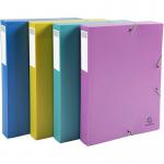 Forever Young Box File 40mm Polypropylene Assorted (Pack 4) 59190E 13560EX