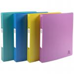 Forever Young Polypropylene Ringbinder 2Ring 30mm Ring 40mm Spine A4 Plus Assorted (Pack 4) 54790E 13574EX