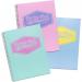 Pukka Pad Jotta A4 Wirebound Card Cover Notebook Ruled 200 Pages Pastel BluePinkMint (Pack 3) - 8628-PST 13605PK